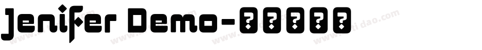 Jenifer Demo字体转换
